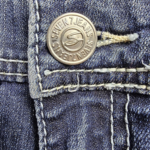 Seven7 Jeans Womens Sz 6 Low Rise Bootcut - Picture 5 of 14
